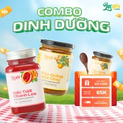 COMBO DINH DƯỠNG - Tắc Gừng Mật Ong + Gấc Tươi Chanh Leo + Qùa Tặng